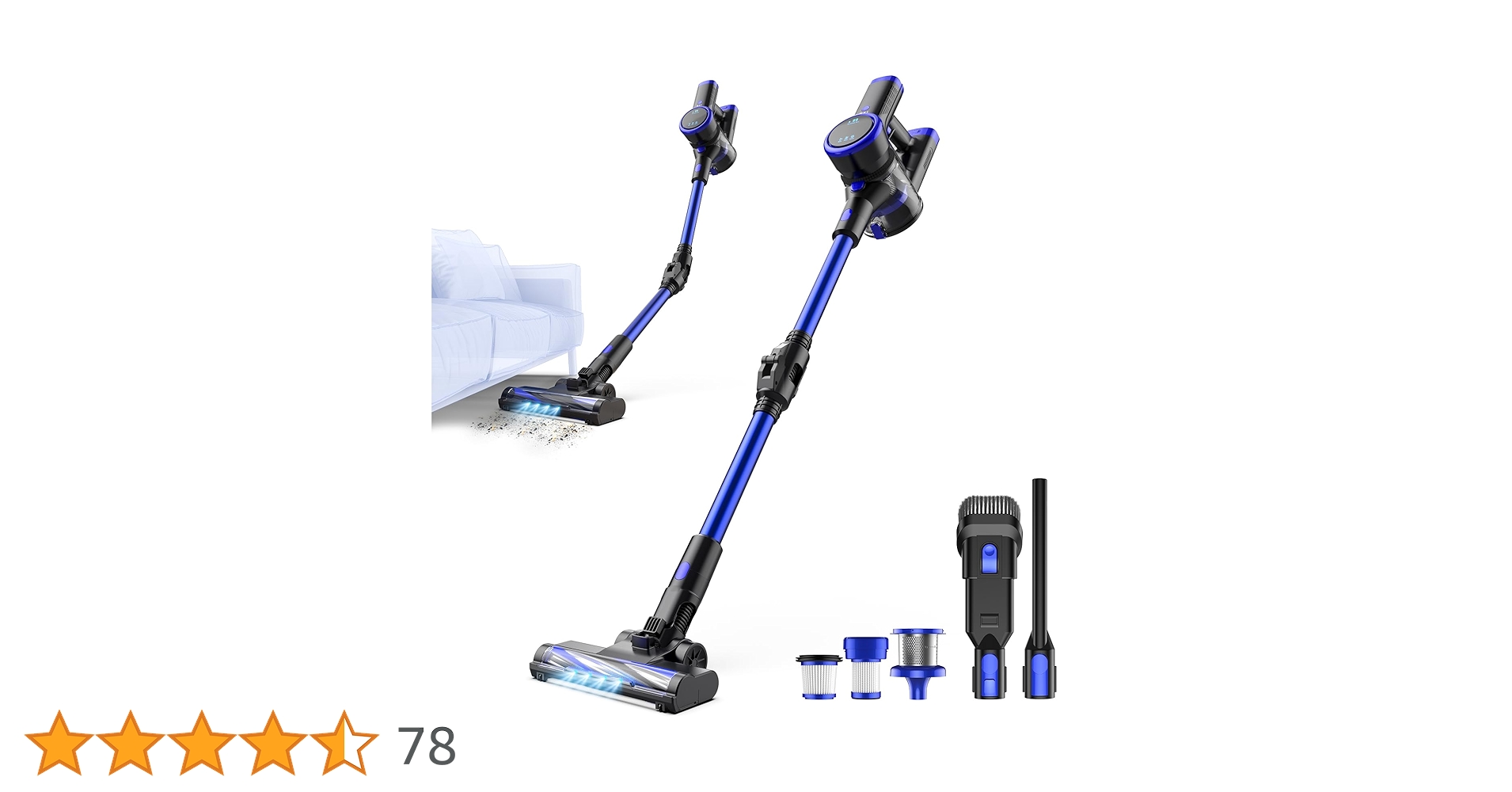 ⭐️腰痛に優しい⭐️掃除機　コードレス　サイクロン式　超強力吸引　省エネ　長時間運転 Amazon.co.jp: Zyvrex 掃除機 コードレス【腰痛ゼロ設計